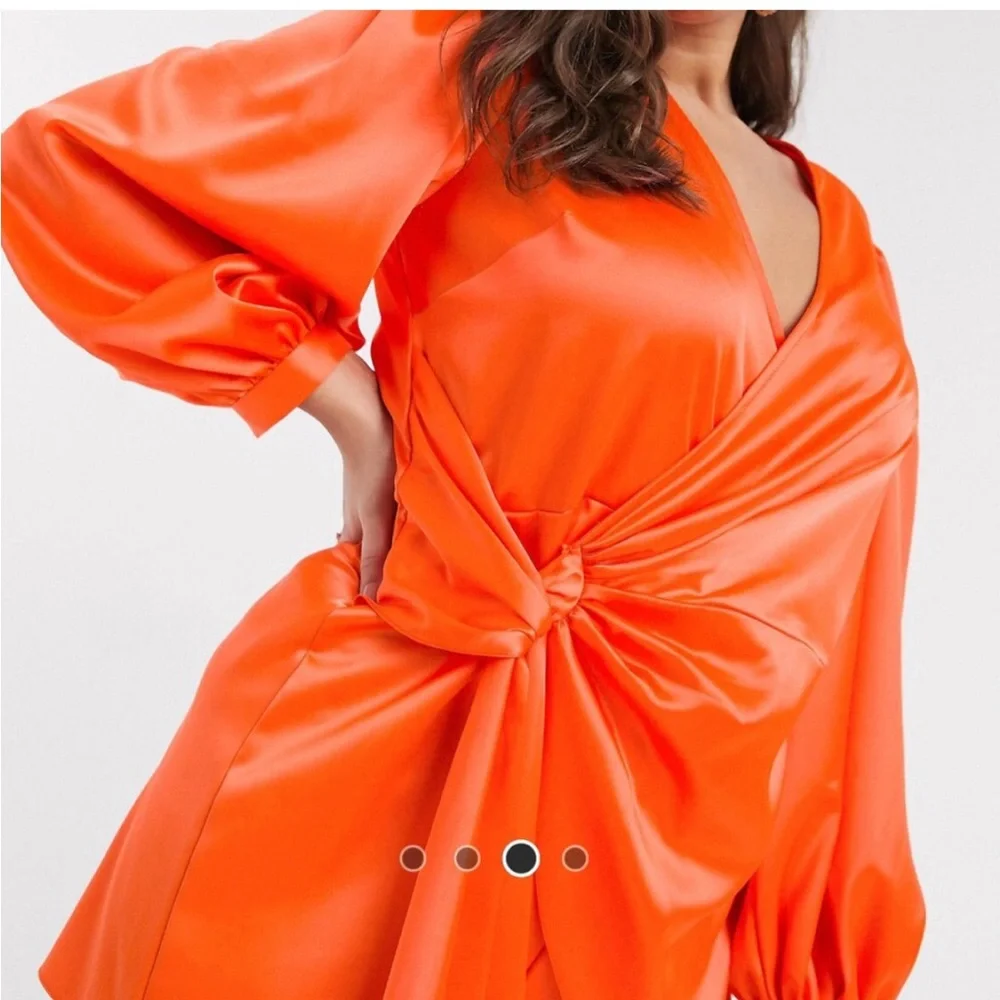 ASOS Wrap Front Romper NWT Size 14 - Picture 4 of 4